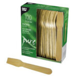 Cuill�re � glace en bois 'pure', longueur: 94 mm