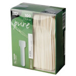Cuill�re � glace en papier 'pure', blanc