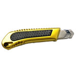 Cutter premium, aluminium, lame: 18 mm, or