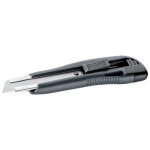 Cutter, plastique, lame 18 mm, anthracite