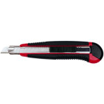 Cutter pro auto - load, lame: 9 mm, noir / rouge