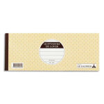 Le dauphin carnet quittance de loyer à souche 11x27, 5 cm 50 feuillets Le dauphin carnet quittance de loyer à souche 11x27, 5 cm 50 feuillets