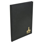 Le dauphin registre 297x210 quadrill 304 pages - noir toil