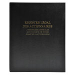 Le dauphin registre des actionnaires 100 feuillets - noir