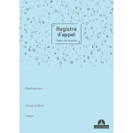 Le dauphin registre annuel d'appel journalier, 297x210, pages dcoupes, 24 pages - vert