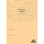 Le dauphin registre annuel d'appel journalier, 297x210, noms  recopier, 24 pages - couleurs assorties ...