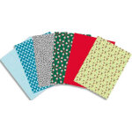 Decopatch pochette de 30 feuilles 30x40cm dcoratives 6 motifs assortis, thme nol