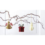 D�coration alv�ol�e christmas, set cadeau de 3