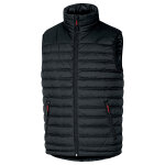 Delta plus gilet doudoune ripstop noir et rouge - taille xl