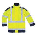Panoply parka haute visibilit jaune delta plus, taille xxl