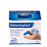 Detectaplast bande de maintien d�tectable bleu extensible non adh�sive pour fixation de pansements et ...