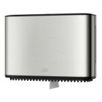 Distributeur de papier toilette 'mini jumbo', inox