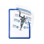 Djois by tarifold magneto solo - pochette murale - cadre d'affichage magntique a4 - cadre bleu - lot ...