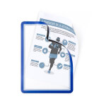 Djois by tarifold magneto solo - pochette murale - cadre d'affichage magntique a4 - cadre bleu - lot ...