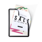 Djois by tarifold magneto solo - pochette murale - cadre d'affichage magn�tique a4 - cadre noir - lot ...
