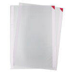 Djois by tarifold pochettes d'affichage adhsives kang easyclic pvc repositionnables a3 - fermeture coin ...