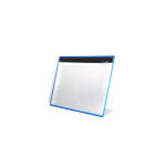 Djois by tarifold protge document mural magntique a4 paysage en pvc rigide cadre mtal bleu - lot de ...