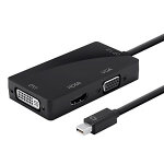 Dlh adaptateur mini displayport vers hdmi / dvi / vga, 0, 17 m, mini displayport, dvi - d + vga (d - ...