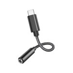 Dlh cable adaptateur usb - c vers jack audio 3. 5 mm, usb - c, 3, 5 mm, 0, 13 m, noir dy - tu4560