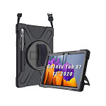 Dlh coque renforcee avec bandouliere, poignee rotative et pied support pour samsung galaxy tab s7 (sm ...