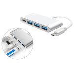 Dlh hub usb - c 4 ports : 3 x usb - a et 1 x usb - c pd, usb 3. 2 gen 1 (3. 1 gen 1) type - c, usb 3. ...