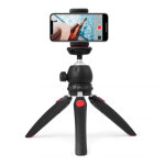Dlh mini trepied pro pour smartphone, appareil photo, camera et petit videoprojecteur, 3 pieds, noir, ...