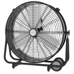 Domair brasseur d'air puissant monster inclinable � 120� - 3 vitesses - 60 cm - 250 w - sur roulettes ...