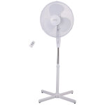 Domair ventilateur sur pied 45 w diam�tre 40 cm avec t�l�commande - blanc