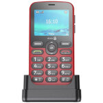 Doro 1880, barre, sim unique, 6, 1 cm (2. 4'), bluetooth, 1000 mah, rouge 8712