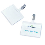 Durable badges � clip, ouvert - bo�te de 25