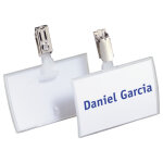 Durable badge pliable click fold clip - boîte de 25 Durable badge pliable click fold clip - boîte de 25