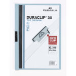 Durable chemise à clip a4 duraclip en pvc - 30 feuilles - bleu clair Durable chemise à clip a4 duraclip en pvc - 30 feuilles - bleu clair