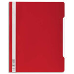 Durable chemise de prsentation  lamelles a4 + - gouttire de passage - couverture pvc transparente ...
