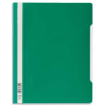 Durable chemise de prsentation  lamelles a4 + - gouttire de passage - couverture pvc transparente ...