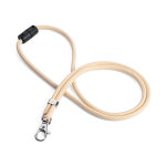 Durable cordon textile rond pour porte - badge - fermeture de s�curit� et mousqueton - en pet recycl� ...