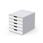 Durable module de classement varicolor 5 tiroirs - gris clair Durable module de classement varicolor 5 tiroirs - gris clair