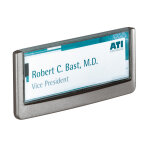 Durable plaque de porte click sign, fixation murale, 149x52, 5mm, graphite