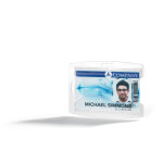 Durable porte - badge en polypropyl�ne recycl� 5, 4 x 8, 5 cm transparent - bo�te de 10