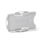 Durable porte - badge de scurit eco ouvert pour 2 cartes 54 x 87 mm - gris