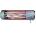 Dx drexon chauffage r�glette c�ramique mural 1200 w - ip24 - gris m�tallis�