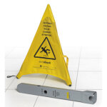 Easyabsorb cône de signalisation pop - up 'sol glissant' jaune Easyabsorb cône de signalisation pop - up 'sol glissant' jaune