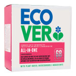 Ecover tablettes lave - vaisselle cycle long tout en 1 ecover, bote de 70