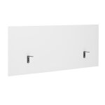 Ecran de sparation vitaly l. 120 x h. 60 cm - bois blanc