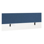 Ecran de sparation vitaly l. 120 x h. 60 cm - tissu bleu indigo
