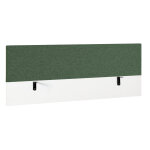Ecran de sparation vitaly l. 160 x h. 60 cm - tissu vert forest