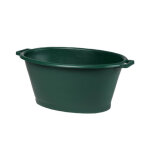 Eda bassine ovale, 70 litres, plastique, vert Eda bassine ovale, 70 litres, plastique, vert