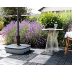 Eda pied de parasol, plastique, carré 49, 5 x 49, 5 Eda pied de parasol, plastique, carré 49, 5 x 49, 5