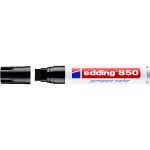 Edding marqueur 850 permanent - pointe biseaut�e - coloris noir