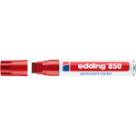 Edding marqueur 850 permanent - pointe biseaut�e - coloris rouge