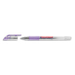 Edding roller encre gel e2185, pointe mtal 0, 7 mm. coloris violet mtal